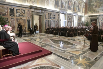 Audiencja u Papieża Franciszka dla uczestników Kapituły generalnej