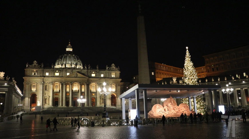Vaticano, Navidad A.D. 2018, Pesebre de navidad