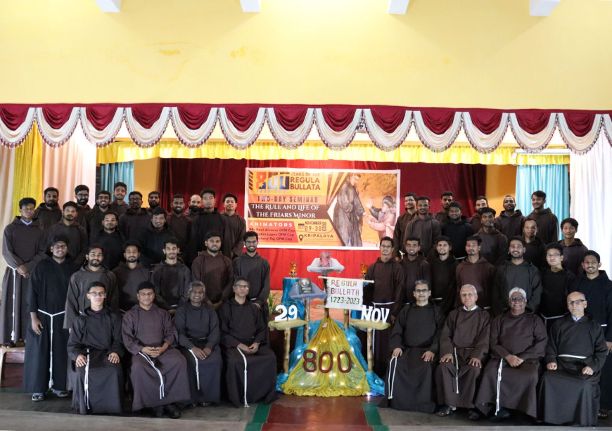 Celebration of the 800th Anniversary of the Regula Bullata in India
