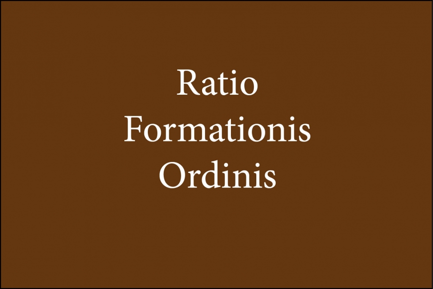 Ratio Formationis - 3. Kapitels