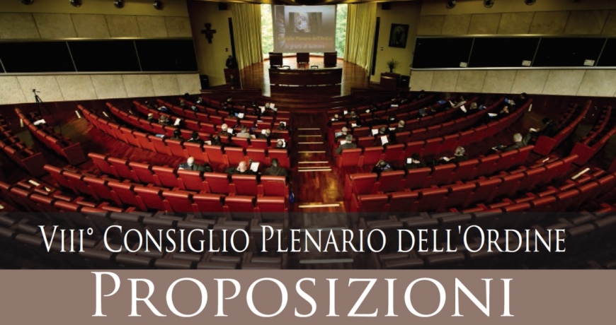 VIII Plenary Council of the Order - Proposals
