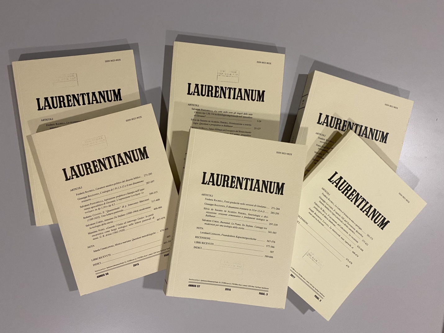 Nuevo Director de la Revista Laurentianum